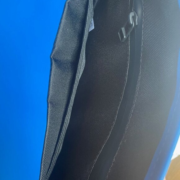 RAINS Small Backpack Blue Laptop Sleeve Commuter Vegan Flap Water Repellant - Picture 11 of 12